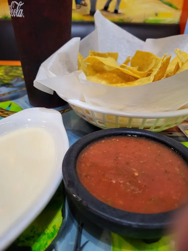 Chips Salsa and Queso